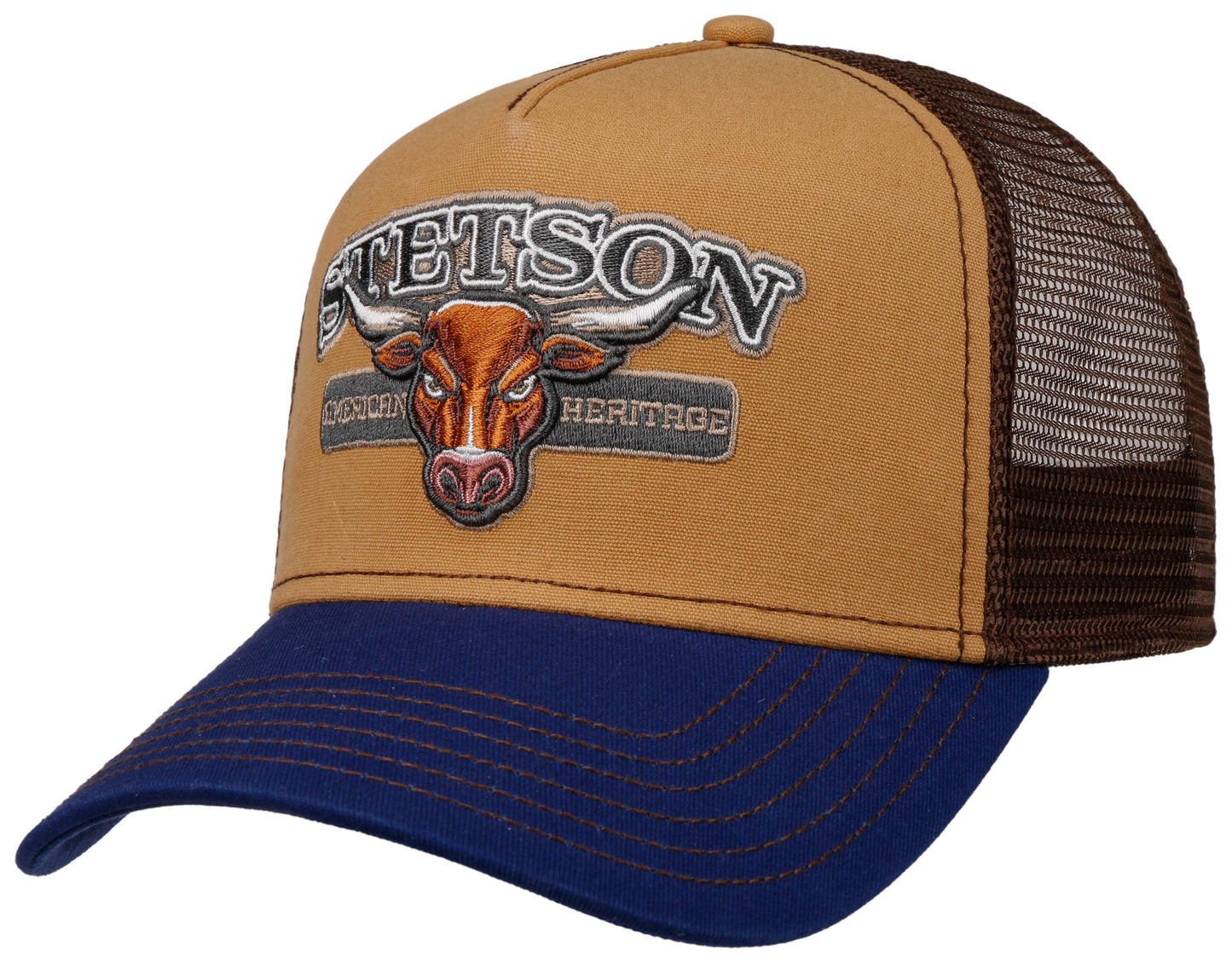 Stetson 'Bull' Trucker Cap - Tan