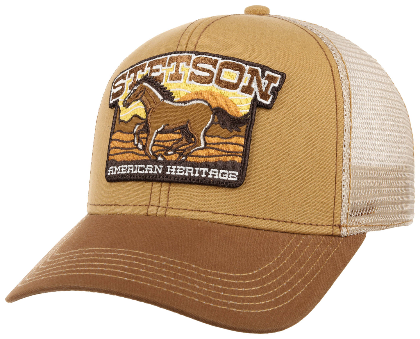 Stetson American Heritage Mustang Cap - Brown