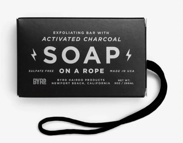 BYRD - Soap On A Rope (Activated Charcoal)
