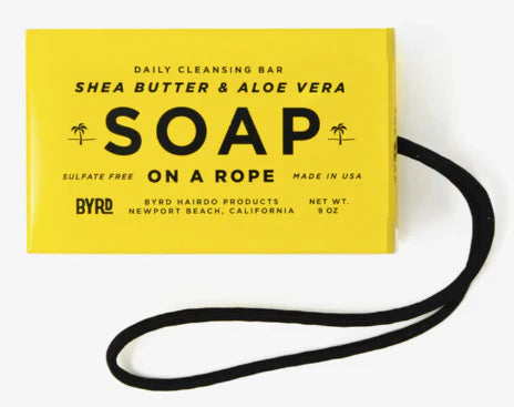 BYRD - Soap On A Rope (Shea Butter & Aloe Vera)