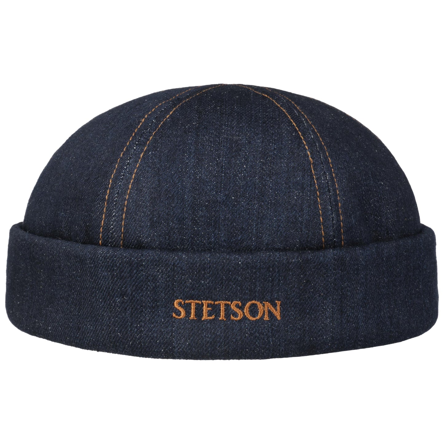 Contrast Stitch Denim Docker Hat