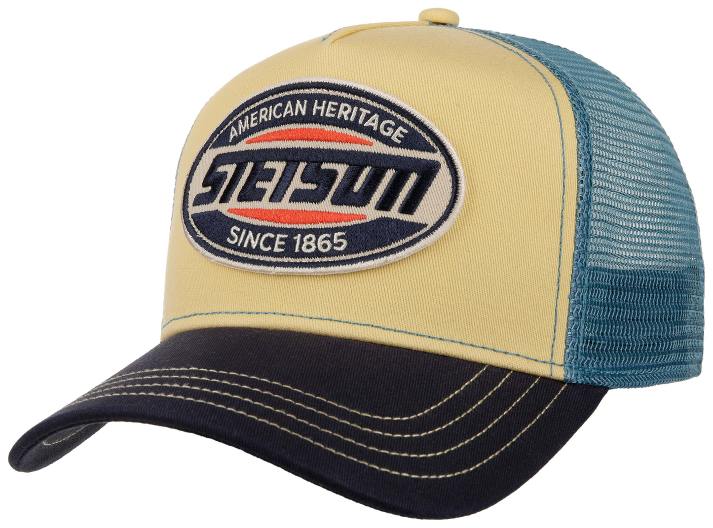Stetson High Speed Trucker - Yellow & Blue