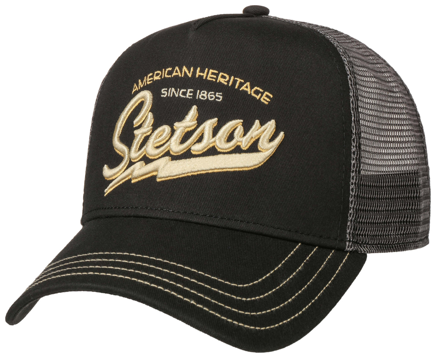 Stetson Trucker Cap American Heritage Classic - Black
