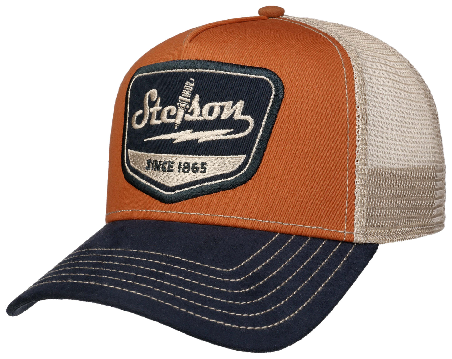 Stetson 'Spark Plug' Trucker Cap - Orange