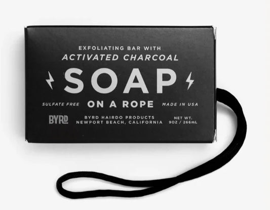 BYRD - Soap On A Rope (Activated Charcoal)